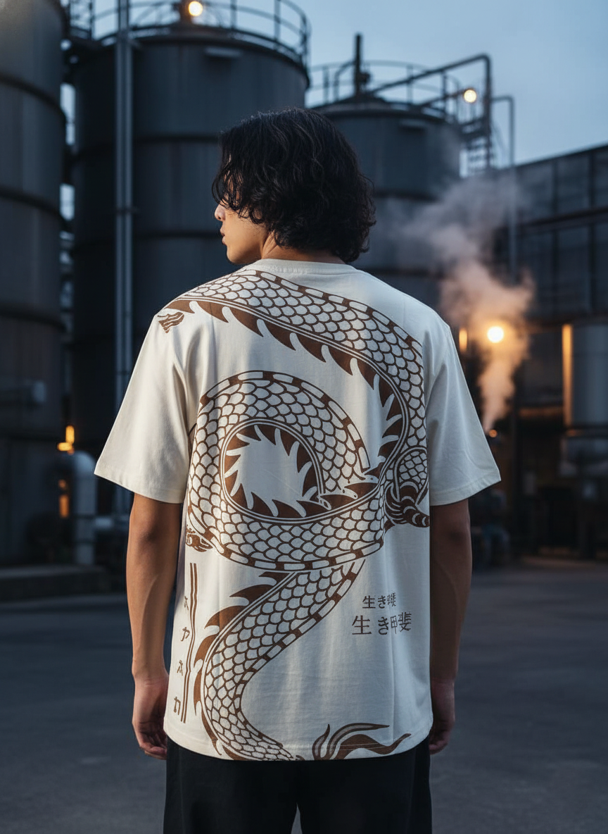 Oversized Graphic T-Shirt for Men | Premium Cotton | Relaxed Fit